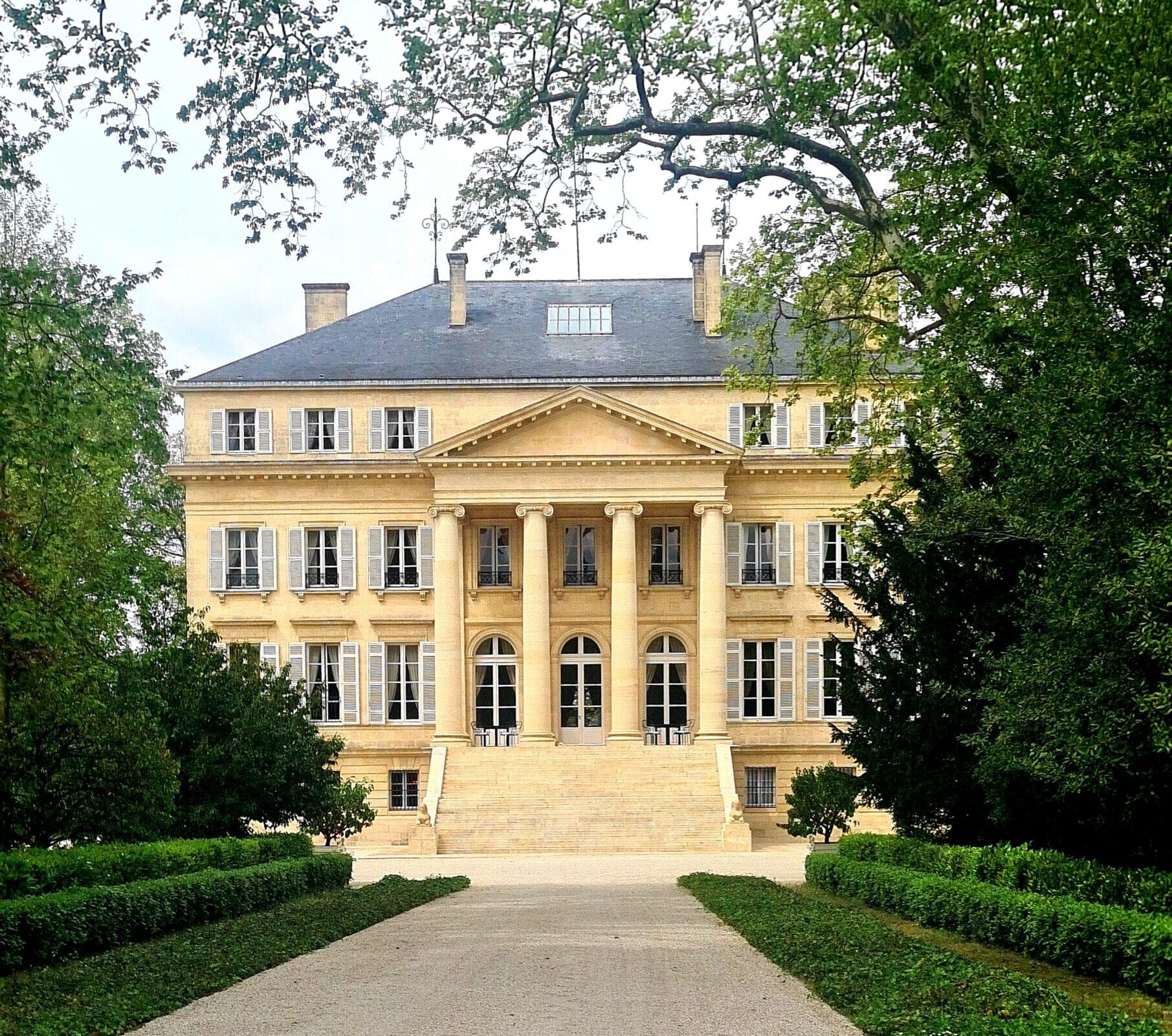 Château Margaux Façade, vins rouges de Bordeaux