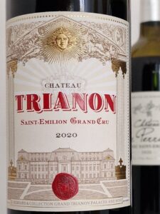 Bouteille de Château Trianon 2020, st Emilion Grand Cru